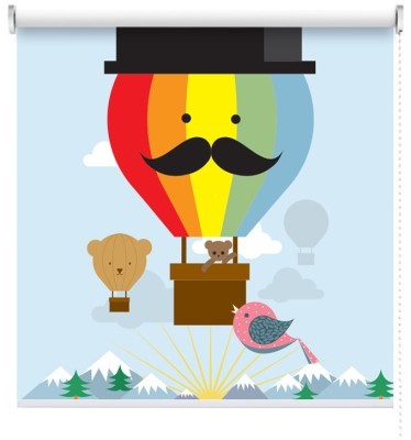 Πολύχρωμο αερόστατο, Παιδικά, Ρολοκουρτίνες, 85 x 120 εκ.