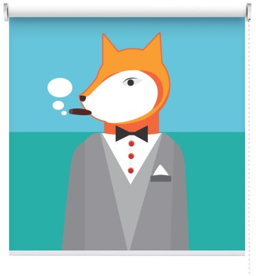 Houseart Πορτρέτο αλεπούς, Παιδικά, Ρολοκουρτίνες, 80 x 136 εκ.