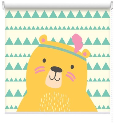 Houseart Αρκούδος Ινδιάνος, Παιδικά, Ρολοκουρτίνες, 100 x 100 εκ.