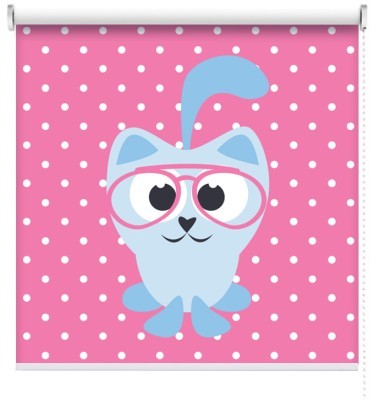 Γατούλης με γυαλιά, Παιδικά, Ρολοκουρτίνες, 100 x 100 εκ.