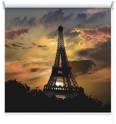 Πύργος του Άιφελ τη νύχτα, Πόλεις - Ταξίδια, Ρολοκουρτίνες, 100 x 100 εκ.