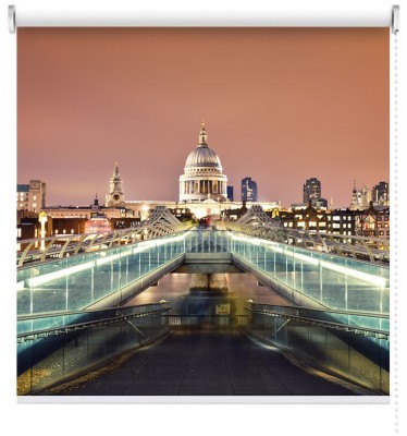 Λονδίνο τη νύχτα, Πόλεις - Ταξίδια, Ρολοκουρτίνες, 125 x 78 εκ.