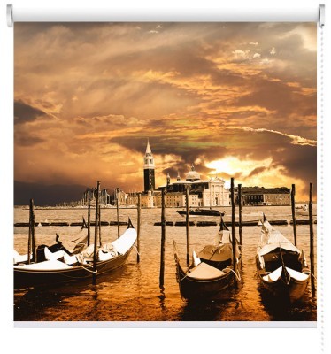 Ηλιοβασίλεμα στη Βενετία, Πόλεις - Ταξίδια, Ρολοκουρτίνες, 100 x 100 εκ.