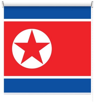 Βόρεια Κορέα, Σημαίες του κόσμου, Ρολοκουρτίνες, 145 x 139 εκ.