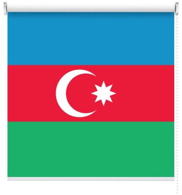 Houseart Αζερμπαϊτζάν, Σημαίες του κόσμου, Ρολοκουρτίνες, 145 x 139 εκ.