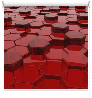 Κυψέλες, Τεχνολογία - 3D, Ρολοκουρτίνες, 120 x 90 εκ.