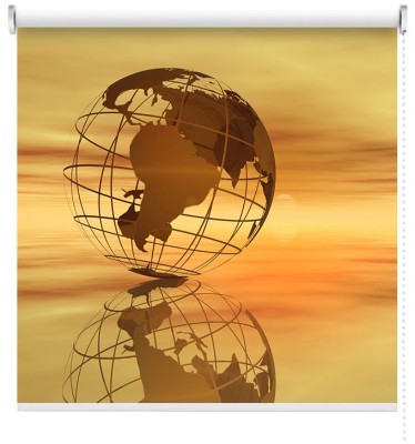 Υδρόγειος σφαίρα, Τεχνολογία - 3D, Ρολοκουρτίνες, 120 x 90 εκ.