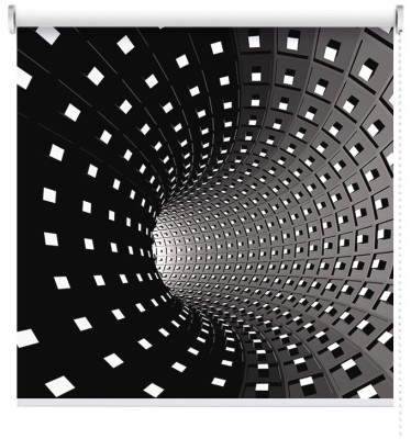 Black Tube, Τεχνολογία - 3D, Ρολοκουρτίνες, 100 x 100 εκ.