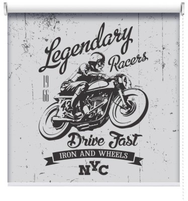 Houseart Racers, Vintage, Ρολοκουρτίνες, 100 x 100 εκ.