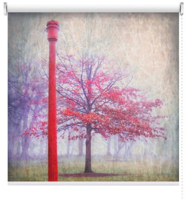 Houseart Kόκκινη φύση, Vintage, Ρολοκουρτίνες, 85 x 116 εκ.