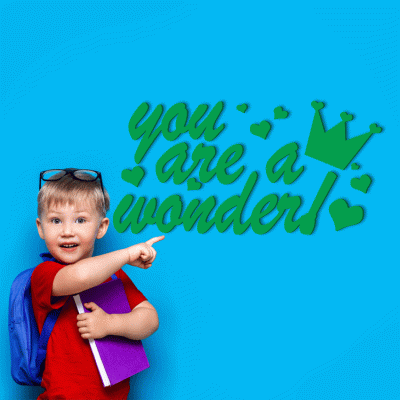 Houseart You Are A Wonder!, Παιδικά, Λέξεις - Φράσεις, 3D ΣΧΕΔΙΑ, 80 x 60 εκ., Ξύλο MDF (6mm)