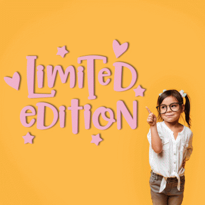 Limited Edition, Παιδικά, Λέξεις - Φράσεις, 3D ΣΧΕΔΙΑ, 80 x 60 εκ., Ξύλο MDF (6mm)