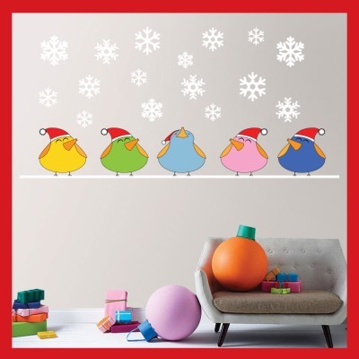 Πιγκουίνοι, Χριστουγεννιάτικα, Αυτοκόλλητα βιτρίνας, 95