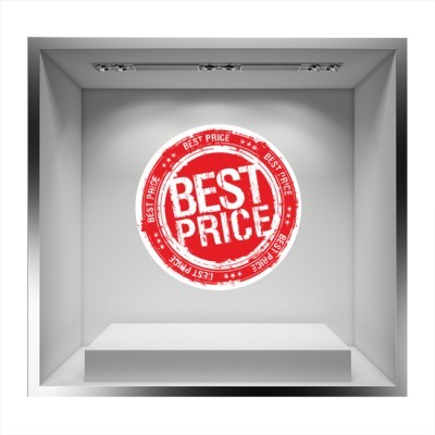 Best price σφραγίδα Εκπτωτικά Αυτοκόλλητα βιτρίνας 50 x 50 cm (6379)