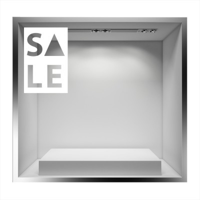 Sale με το Α σε τρίγωνο, Εκπτωτικά, Αυτοκόλλητα βιτρίνα