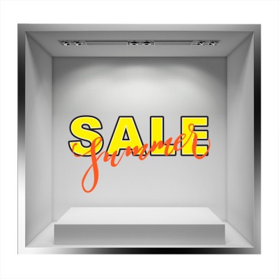 Houseart - ΣΗΜΑΝΤΙΚΟ: Σε περίπτωση διαφοράς τιμής από το κατάστημα ισχύει παντα και μόνο η τιμή του καταστήματος Summer SALE, Άνοιξη - Καλοκαίρι, Αυτοκόλλητα βιτρίνας,