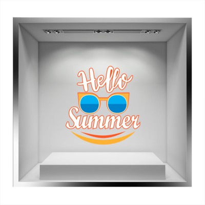 Hello Summer Sunglasses, Άνοιξη - Καλοκαίρι, Αυτοκόλλητ