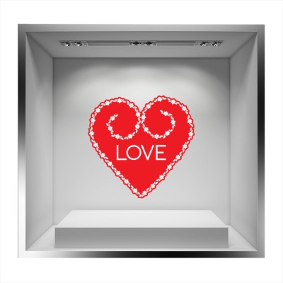 Διακόσμηση παιδικού δωματίου House Art - ΣΗΜΑΝΤΙΚΟ: Σε περίπτωση διαφοράς τιμής από το κατάστημα ισχύει παντα και μόνο η τιμή του καταστήματος Αγάπη, Valentines Day, Αυτοκόλλητα βιτρίνας, 50 x 48 εκ