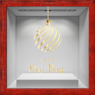 Hanging Christmas Ball, Χριστουγεννιάτικα, Αυτοκόλλητα 