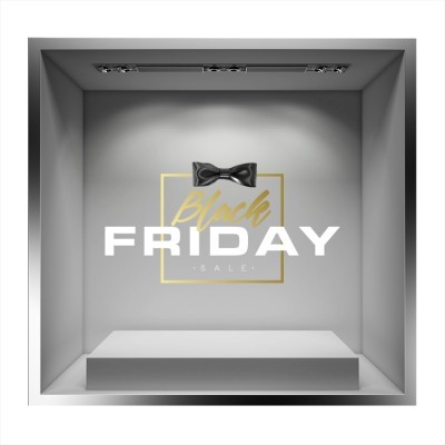 Black Friday Gold Sale, Εκπτωτικά, Αυτοκόλλητα βιτρίνας