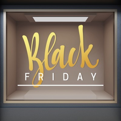 Black Friday, Εκπτωτικά, Αυτοκόλλητα βιτρίνας, 70 x 51 εκ.