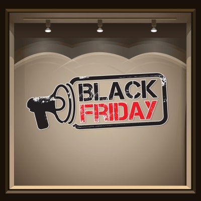 Black Friday, Εκπτωτικά, Αυτοκόλλητα βιτρίνας, 70 x 28 εκ. (49891)