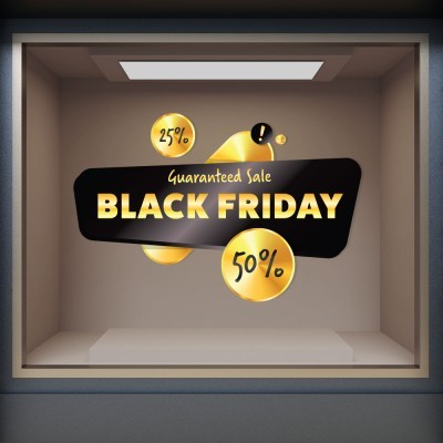 Houseart Guaranteed Sale, Εκπτωτικά, Αυτοκόλλητα βιτρίνας, 100 x 66 εκ.