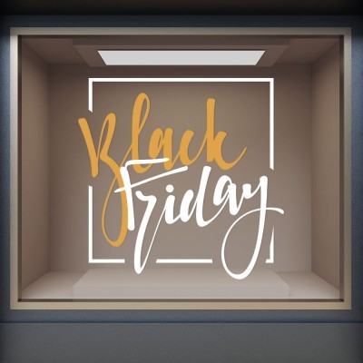 Black Friday, Εκπτωτικά, Αυτοκόλλητα βιτρίνας, 80 x 79 εκ. (49970)
