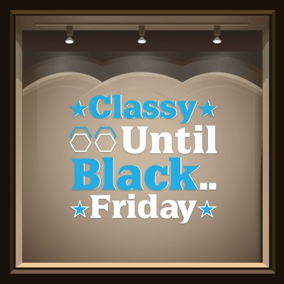 Houseart - ΣΗΜΑΝΤΙΚΟ: Σε περίπτωση διαφοράς τιμής από το κατάστημα ισχύει παντα και μόνο η τιμή του καταστήματος Blue Black Friday, Εκπτωτικά, Αυτοκόλλητα βιτρίνας, 50