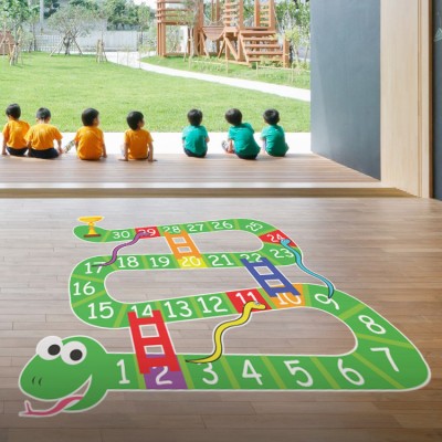 Houseart - ΣΗΜΑΝΤΙΚΟ: Σε περίπτωση διαφοράς τιμής από το κατάστημα ισχύει παντα και μόνο η τιμή του καταστήματος Φιδάκι, Κλασικά Παιχνίδια, Αυτοκόλλητα δαπεδου, 300 x 2