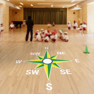 Houseart - ΣΗΜΑΝΤΙΚΟ: Σε περίπτωση διαφοράς τιμής από το κατάστημα ισχύει παντα και μόνο η τιμή του καταστήματος Πυξίδα, Παιχνίδια Προσανατολισμού, Αυτοκόλλητα δαπεδου,