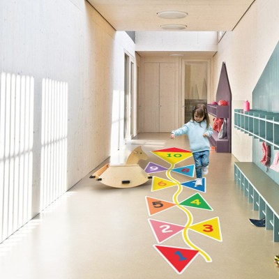 Αετός κουτσό, Κουτσό, Αυτοκόλλητα δαπεδου, 90 x 300 εκ.