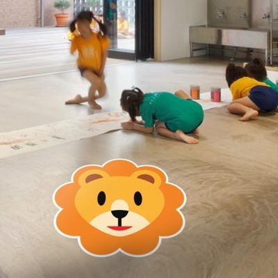 Λιοντάρι Φιγούρες Αυτοκόλλητα δαπεδου 86.00 x 85.00 cm (39201)