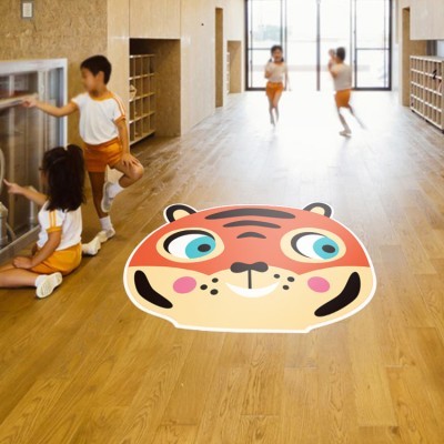 Διακόσμηση παιδικού δωματίου House Art - ΣΗΜΑΝΤΙΚΟ: Σε περίπτωση διαφοράς τιμής από το κατάστημα ισχύει παντα και μόνο η τιμή του καταστήματος Γατούλα, Φιγούρες, Αυτοκόλλητα δαπεδου, 75 x 64 εκ.