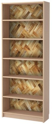 Ξύλινο φόντο, Βιβλιοθήκη Billy Ikea, Αυτοκόλλητα έπιπλων, 80 x 202 εκ. (40774)