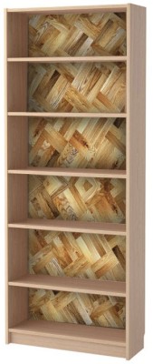 Houseart Ξύλινο φόντο, Βιβλιοθήκη Billy Ikea, Αυτοκόλλητα έπιπλων, 80 x 202 εκ.