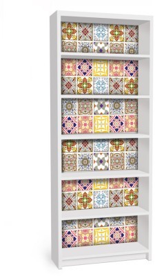 Μοτίβο με πλακάκια Βιβλιοθήκη Billy Ikea Αυτοκόλλητα έπιπλων 80 x 202 cm (40786)