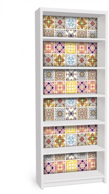 Houseart Μοτίβο με πλακάκια, Βιβλιοθήκη Billy Ikea, Αυτοκόλλητα έπιπλων, 80 x 202 εκ.