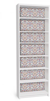 Ινδικό μοτίβο Βιβλιοθήκη Billy Ikea Αυτοκόλλητα έπιπλων 80 x 202 cm (40791)