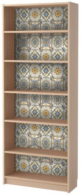 Περσικό μοτίβο Βιβλιοθήκη Billy Ikea Αυτοκόλλητα έπιπλων 80 x 202 cm (40793)