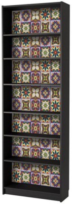 Μαροκινό vintage μοτίβο Βιβλιοθήκη Billy Ikea Αυτοκόλλητα έπιπλων 80 x 202 cm (40798)