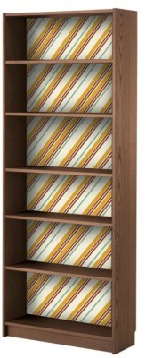 Διαγώνιες γραμμές, Βιβλιοθήκη Billy Ikea, Αυτοκόλλητα έπιπλων, 80 x 202 εκ. (40802)