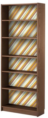 Houseart Διαγώνιες γραμμές, Βιβλιοθήκη Billy Ikea, Αυτοκόλλητα έπιπλων, 80 x 202 εκ.