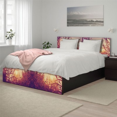 Φύλλωμα, Κρεβάτι Malm Ikea, Αυτοκόλλητα έπιπλων,