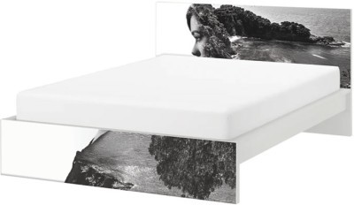 Μητέρα Φύση! Κρεβάτι Malm Ikea Αυτοκόλλητα έπιπλων 1 ΤΜΧ 156×78 & 1 ΤΜΧ 156×38 cm (40860)