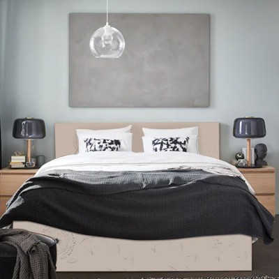 Houseart Κάνε μια Ευχή, Κρεβάτι Malm Ikea, Αυτοκόλλητα έπιπλων,
