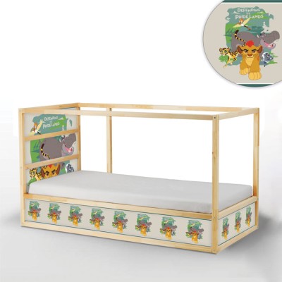 Defending the pride lands, Κρεβάτι Kura Ikea, Αυτοκόλλη