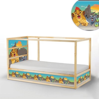 Houseart - ΣΗΜΑΝΤΙΚΟ: Σε περίπτωση διαφοράς τιμής από το κατάστημα ισχύει παντα και μόνο η τιμή του καταστήματος Wild ones, Κρεβάτι Kura Ikea, Αυτοκόλλητα έπιπλων,