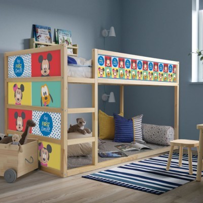 Houseart - ΣΗΜΑΝΤΙΚΟ: Σε περίπτωση διαφοράς τιμής από το κατάστημα ισχύει παντα και μόνο η τιμή του καταστήματος Το πρώτο μου χαμόγελο, Κρεβάτι Kura Ikea, Αυτοκόλλητα έ
