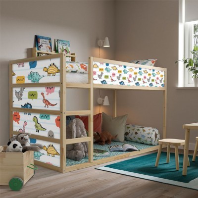 Μικροί δεινόσαυροι, Κρεβάτι Kura Ikea, Αυτοκόλλητα έπιπ